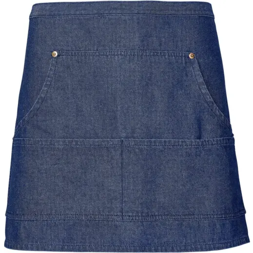 Altitude Crew Waiters Apron Denim Blue